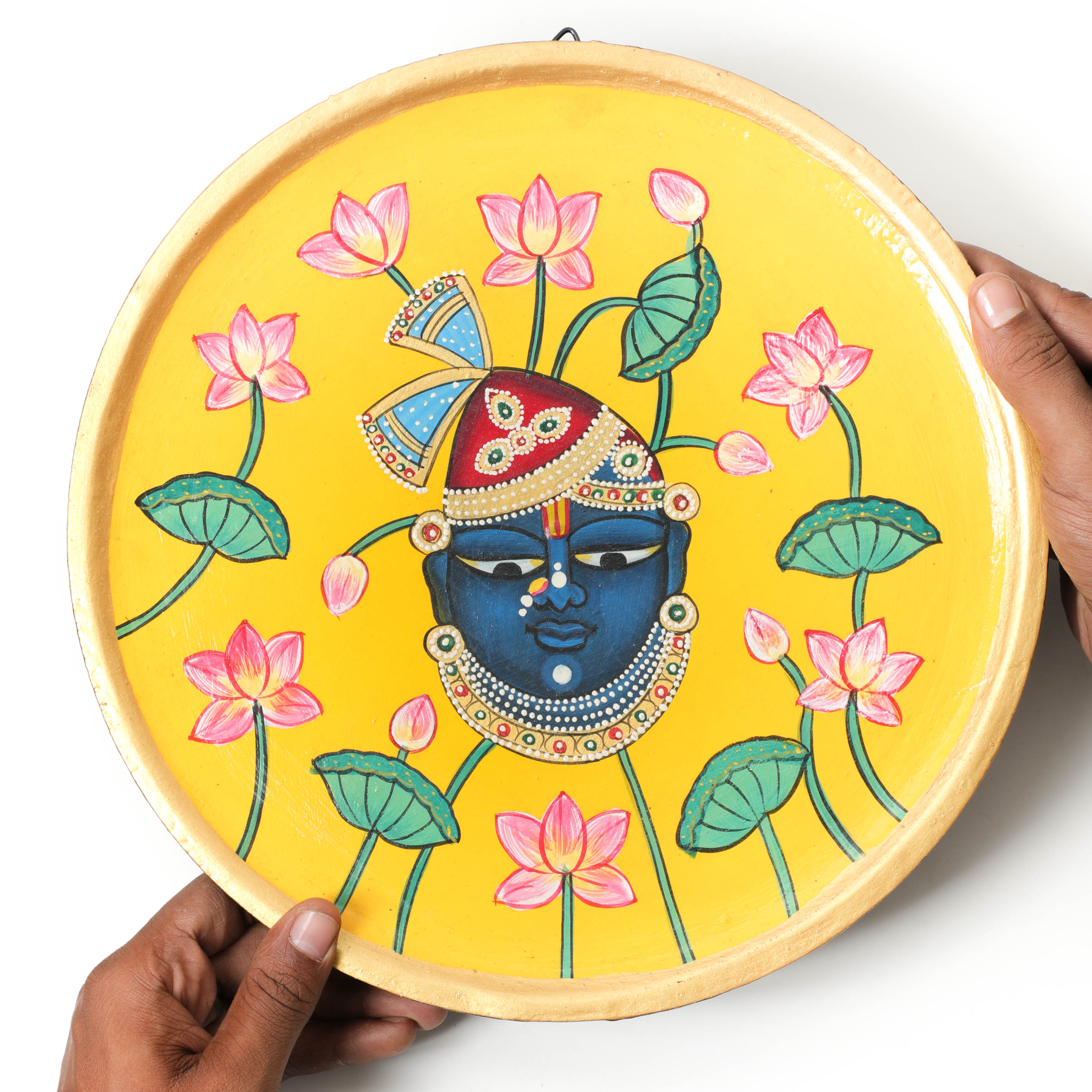 Srinathji Pichwai Decor Plate